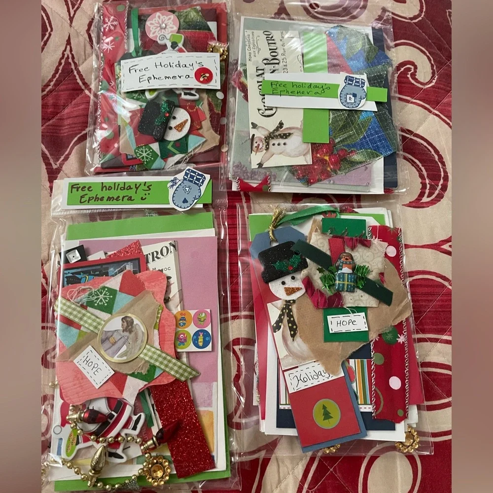 Chunky journal Christmas theme